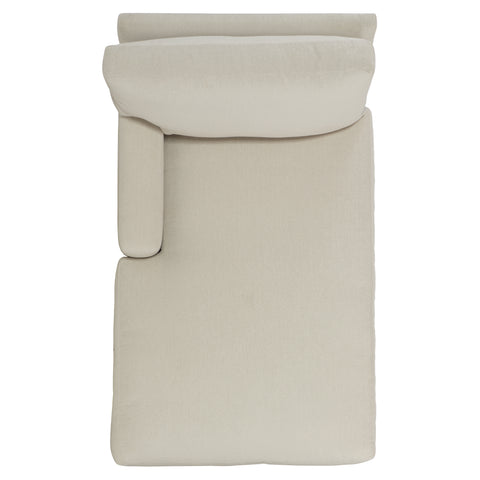 Mila Fabric Left Arm Chaise