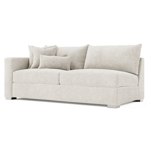 Helena Fabric Left Arm Loveseat