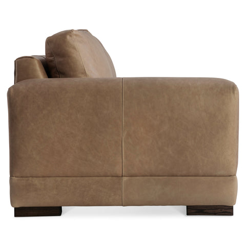 Lars Leather Left Arm Loveseat