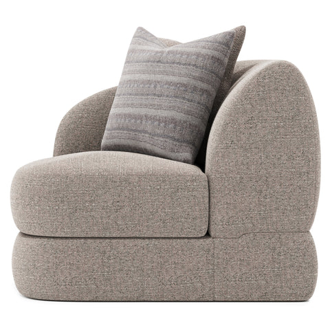 Sylvio Fabric Left Arm Chair