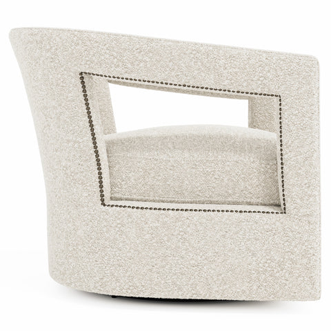 Alana Swivel Chair — No Nails — Select Fabric
