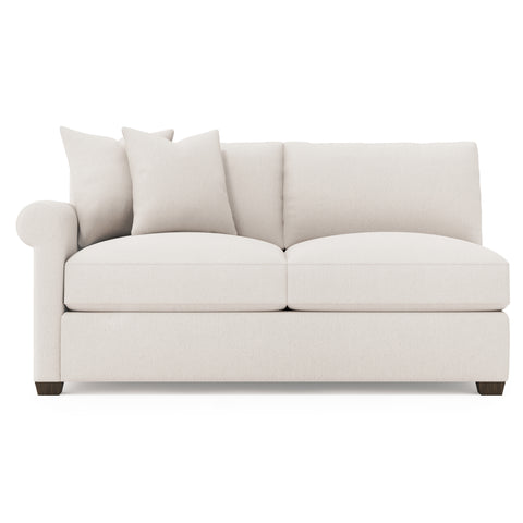 Barnes Fabric Left Arm Loveseat