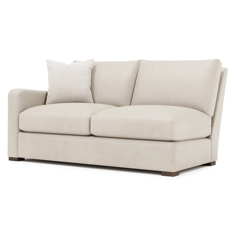 Ventura Leather Left Arm Loveseat