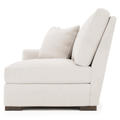 Germain Fabric Left Arm Loveseat