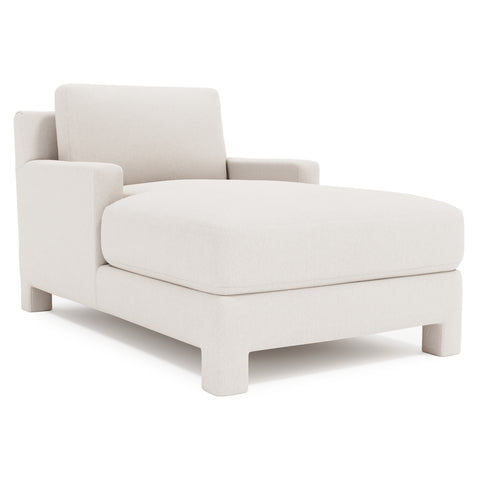 Mily Fabric Chaise Without Pillows