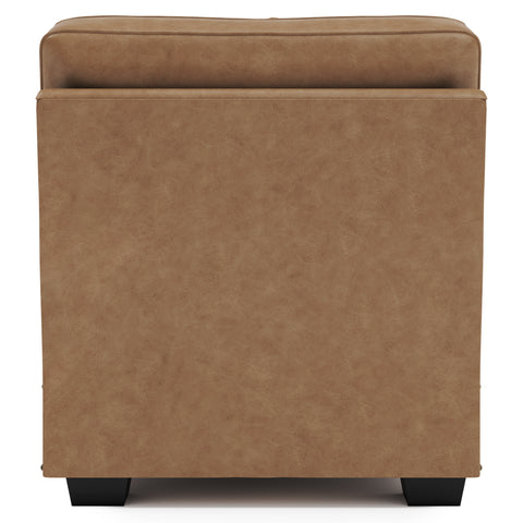 Grandview Leather Armless Chair