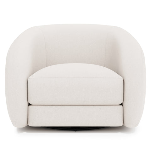 Austen Fabric Swivel Chair Without Pillows