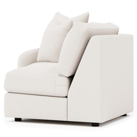 Soleil Fabric Left Arm Loveseat