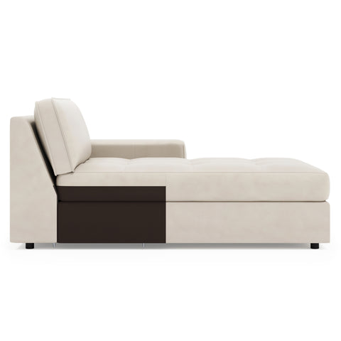 Nest Leather Right Arm Chaise