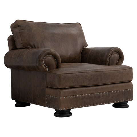 Foster Leather Chair Without Pillows