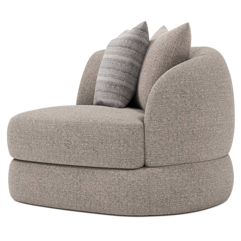 Sylvio Fabric Right Arm Chair