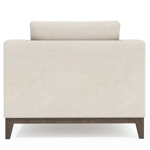 Noel Leather Chair Without Pillows