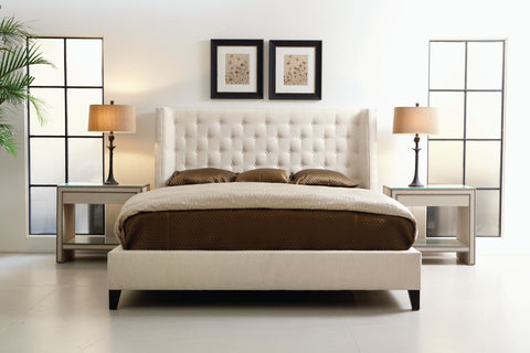 Maxime Fabric Shelter Bed - Queen