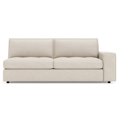 Nest Leather Right Arm Loveseat