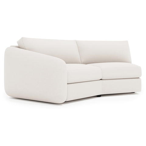 Soleil Fabric Left Arm Loveseat