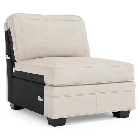 Grandview Leather Armless Chair