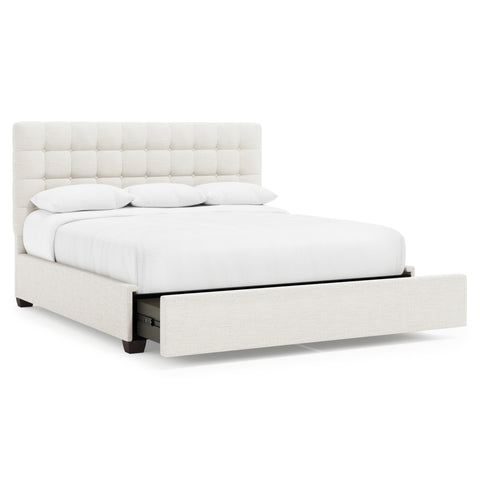 Avery Fabric Storage Panel Bed - King