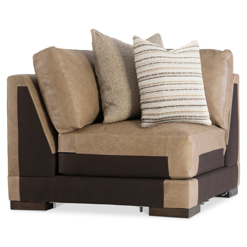 Lars Leather Corner Chair
