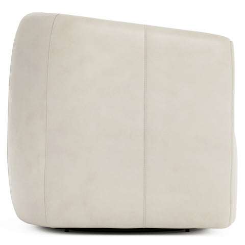 Aline Leather Swivel Chair