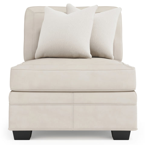 Grandview Leather Armless Chair