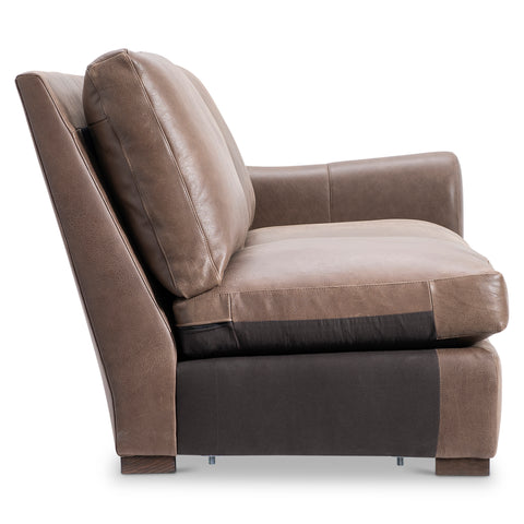 Keirnan Leather Right Arm Loveseat