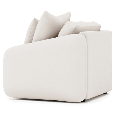 Soleil Fabric Right Arm Loveseat