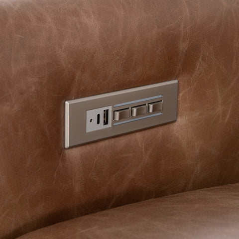Lioni Leather Power Motion Chair