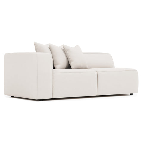 Bliss Fabric Left Arm Loveseat