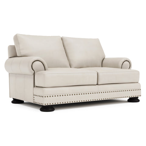 Foster Leather Loveseat