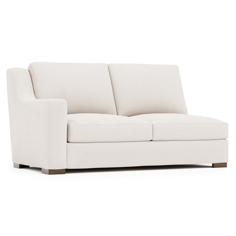 Germain Fabric Left Arm Loveseat