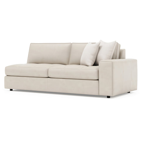 Nest Leather Right Arm Loveseat