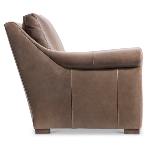 Keirnan Leather Left Arm Loveseat