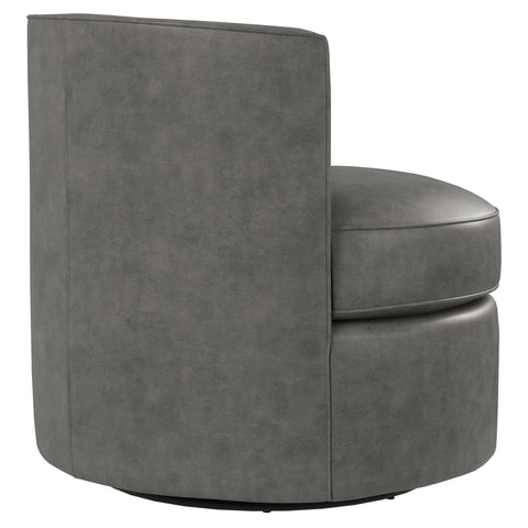 Fleur Leather Swivel Chair