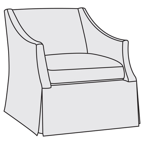 Clayton Leather Swivel Chair