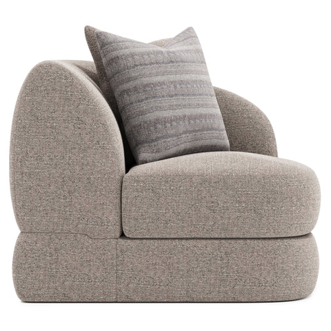 Sylvio Fabric Right Arm Chair