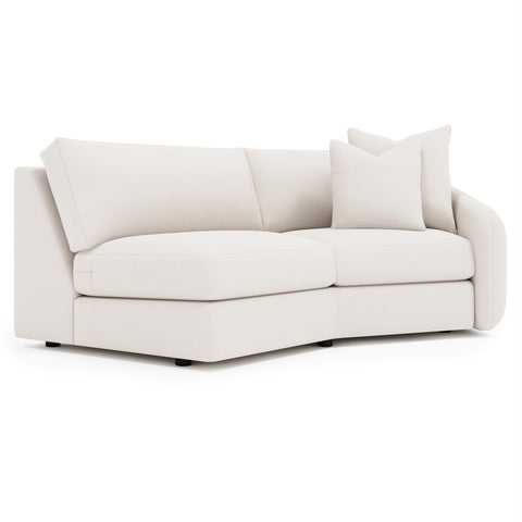 Soleil Fabric Right Arm Loveseat