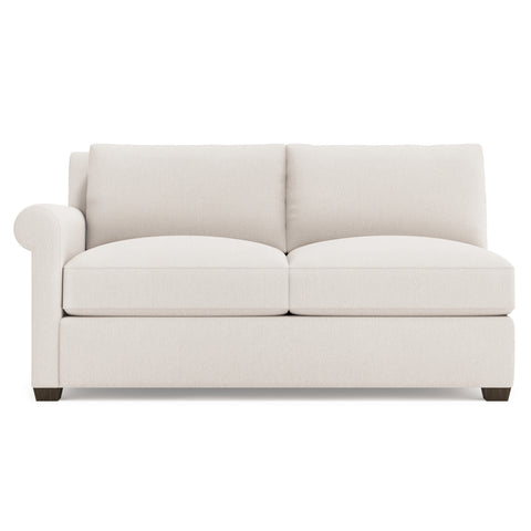 Barnes Fabric Left Arm Loveseat