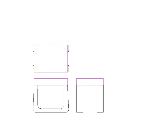 Bristol Outdoor Side Table Base