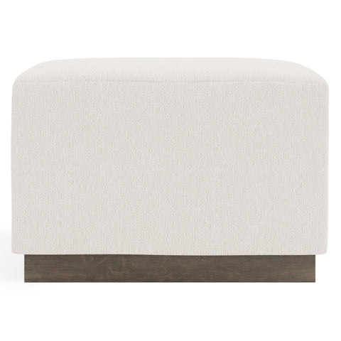 Merino Fabric Cocktail Ottoman
