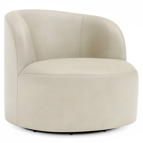 Elle Leather Swivel Chair