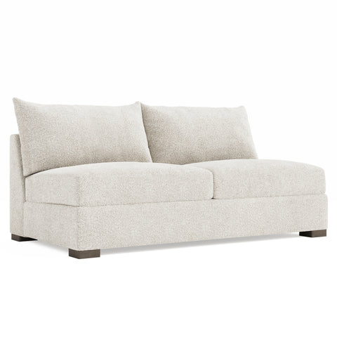 Helena Fabric Armless Loveseat
