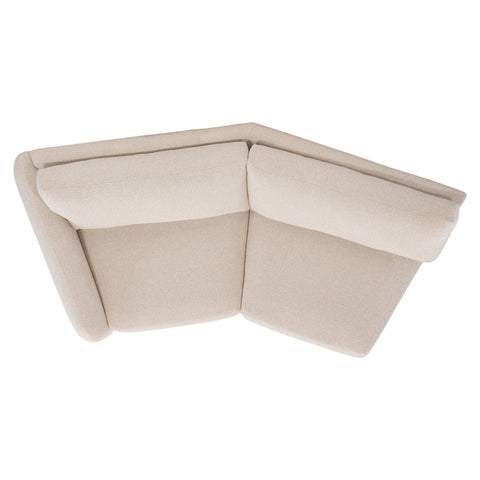 Soleil Fabric Left Arm Loveseat