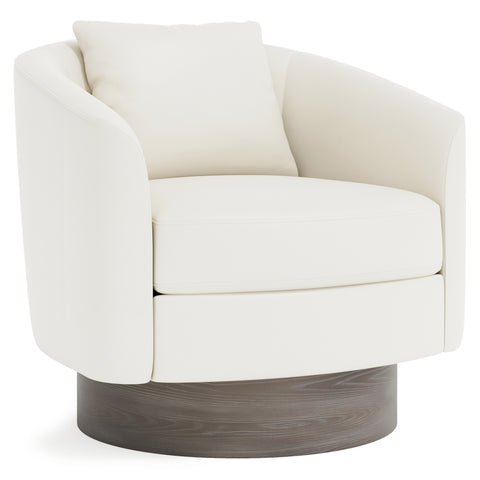 Camino Leather Swivel Chair