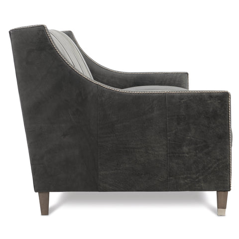 Palisades Leather Sofa Without Pillows