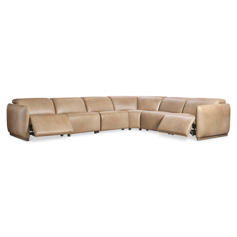 Alta Leather Power Motion Sectional
