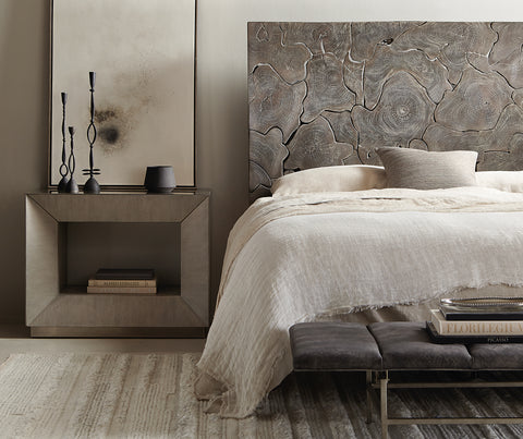 Calavaras Fabric Panel Bed