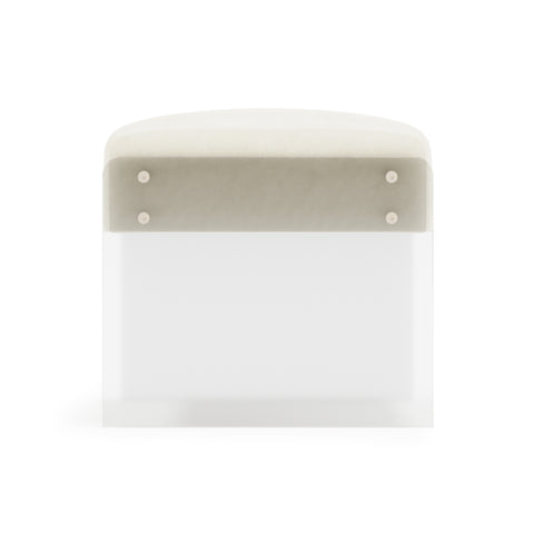 Jasper Leather Ottoman
