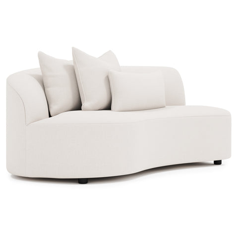 Elle Fabric Left Arm Loveseat