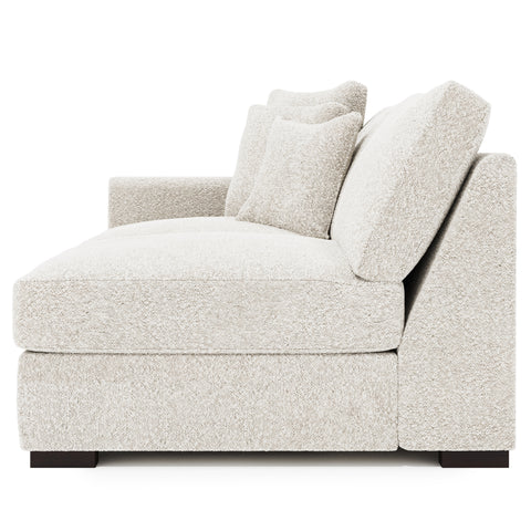Nicolette Fabric Left Arm Loveseat