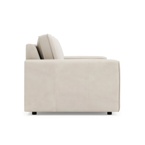 Nest Leather Sofa Without Pillows